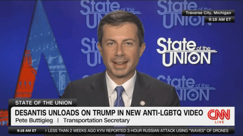 Pete Buttigieg blasts ‘strangeness’ of DeSantis campaign ad
